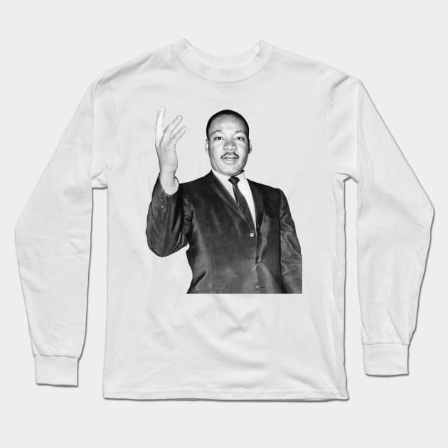 Martin Luther King Long Sleeve T-Shirt by Tamie